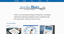 Desktop Screenshot of jenniferblatzdesign.com