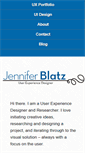 Mobile Screenshot of jenniferblatzdesign.com
